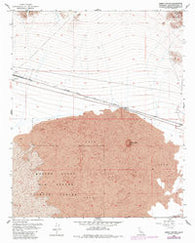 Amboy Crater California Historical topographic map, 1:24000 scale, 7.5 X 7.5 Minute, Year 1954