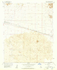 Amboy Crater California Historical topographic map, 1:24000 scale, 7.5 X 7.5 Minute, Year 1954