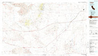 Amboy California Historical topographic map, 1:100000 scale, 30 X 60 Minute, Year 1985