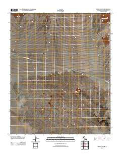 Amboy Crater California Historical topographic map, 1:24000 scale, 7.5 X 7.5 Minute, Year 2012