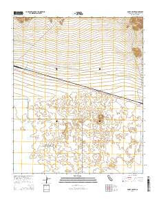 Amboy Crater California Current topographic map, 1:24000 scale, 7.5 X 7.5 Minute, Year 2015