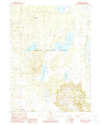 Ambrose California Historical topographic map, 1:24000 scale, 7.5 X 7.5 Minute, Year 1990