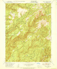 American House California Historical topographic map, 1:24000 scale, 7.5 X 7.5 Minute, Year 1950