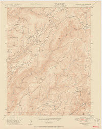 American House California Historical topographic map, 1:24000 scale, 7.5 X 7.5 Minute, Year 1950