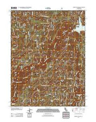 American House California Historical topographic map, 1:24000 scale, 7.5 X 7.5 Minute, Year 2012