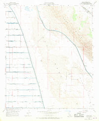 Amos California Historical topographic map, 1:24000 scale, 7.5 X 7.5 Minute, Year 1956