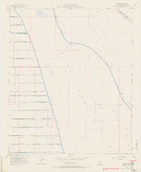 Amos California Historical topographic map, 1:24000 scale, 7.5 X 7.5 Minute, Year 1956