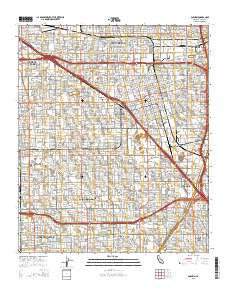 Anaheim California Current topographic map, 1:24000 scale, 7.5 X 7.5 Minute, Year 2015