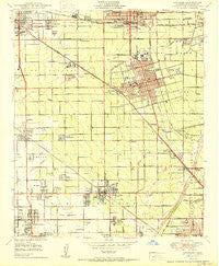 Anaheim California Historical topographic map, 1:24000 scale, 7.5 X 7.5 Minute, Year 1950