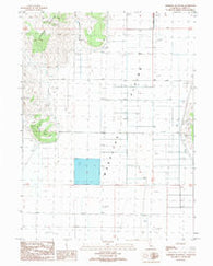 Anderson Mountain California Historical topographic map, 1:24000 scale, 7.5 X 7.5 Minute, Year 1989