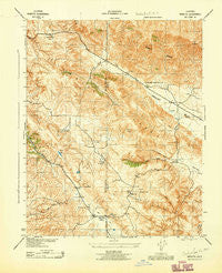 Annette California Historical topographic map, 1:31680 scale, 7.5 X 7.5 Minute, Year 1943