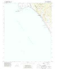 Ano Nuevo California Historical topographic map, 1:24000 scale, 7.5 X 7.5 Minute, Year 1991