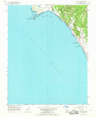 Ano Nuevo California Historical topographic map, 1:24000 scale, 7.5 X 7.5 Minute, Year 1955