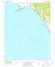 Ano Nuevo California Historical topographic map, 1:24000 scale, 7.5 X 7.5 Minute, Year 1955