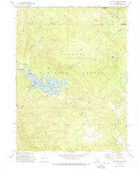 Antelope Lake California Historical topographic map, 1:24000 scale, 7.5 X 7.5 Minute, Year 1972