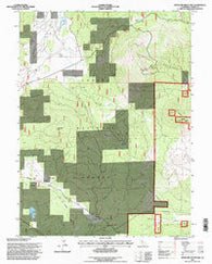 Antelope Mountain California Historical topographic map, 1:24000 scale, 7.5 X 7.5 Minute, Year 1995