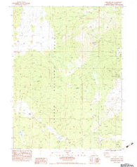 Antelope Mtn California Historical topographic map, 1:24000 scale, 7.5 X 7.5 Minute, Year 1983