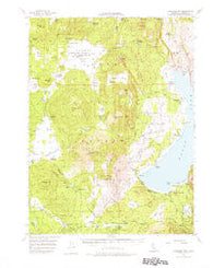 Antelope Mtn California Historical topographic map, 1:62500 scale, 15 X 15 Minute, Year 1956