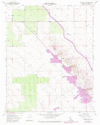 Antelope Plain California Historical topographic map, 1:24000 scale, 7.5 X 7.5 Minute, Year 1954
