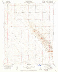 Antelope Plain California Historical topographic map, 1:24000 scale, 7.5 X 7.5 Minute, Year 1954