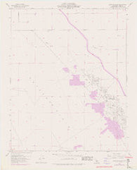Antelope Plain California Historical topographic map, 1:24000 scale, 7.5 X 7.5 Minute, Year 1954