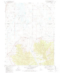 Antelope Valley California Historical topographic map, 1:24000 scale, 7.5 X 7.5 Minute, Year 1981