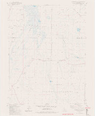 Antelope Valley California Historical topographic map, 1:24000 scale, 7.5 X 7.5 Minute, Year 1981