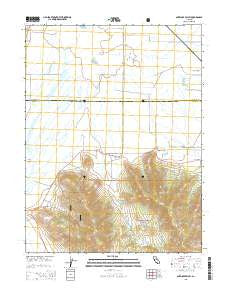 Antelope Valley California Current topographic map, 1:24000 scale, 7.5 X 7.5 Minute, Year 2015