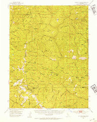 Anthony Peak California Historical topographic map, 1:62500 scale, 15 X 15 Minute, Year 1952