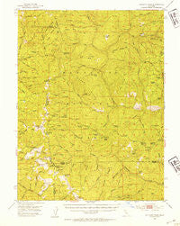 Anthony Peak California Historical topographic map, 1:62500 scale, 15 X 15 Minute, Year 1952