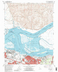 Antioch North California Historical topographic map, 1:24000 scale, 7.5 X 7.5 Minute, Year 1978