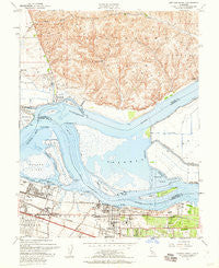 Antioch North California Historical topographic map, 1:24000 scale, 7.5 X 7.5 Minute, Year 1953