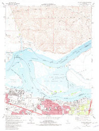 Antioch North California Historical topographic map, 1:24000 scale, 7.5 X 7.5 Minute, Year 1978