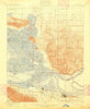 Antioch California Historical topographic map, 1:62500 scale, 15 X 15 Minute, Year 1908