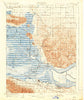 Antioch California Historical topographic map, 1:62500 scale, 15 X 15 Minute, Year 1908