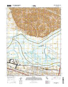 Antioch North California Current topographic map, 1:24000 scale, 7.5 X 7.5 Minute, Year 2015
