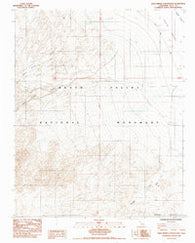 Anvil Spring Canyon East California Historical topographic map, 1:24000 scale, 7.5 X 7.5 Minute, Year 1985