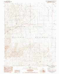 Anvil Spring Canyon East California Historical topographic map, 1:24000 scale, 7.5 X 7.5 Minute, Year 1985