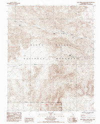 Anvil Spring Canyon West California Historical topographic map, 1:24000 scale, 7.5 X 7.5 Minute, Year 1985