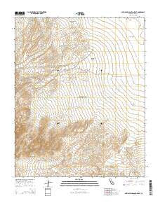 Anvil Spring Canyon East California Current topographic map, 1:24000 scale, 7.5 X 7.5 Minute, Year 2015