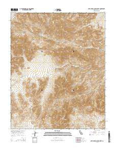 Anvil Spring Canyon West California Current topographic map, 1:24000 scale, 7.5 X 7.5 Minute, Year 2015