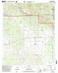 Anza California Historical topographic map, 1:24000 scale, 7.5 X 7.5 Minute, Year 1996