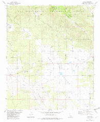 Anza California Historical topographic map, 1:24000 scale, 7.5 X 7.5 Minute, Year 1981