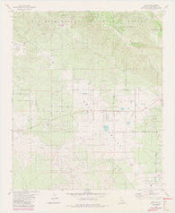 Anza California Historical topographic map, 1:24000 scale, 7.5 X 7.5 Minute, Year 1981