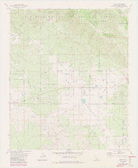Anza California Historical topographic map, 1:24000 scale, 7.5 X 7.5 Minute, Year 1981