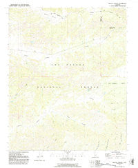 Apache Canyon California Historical topographic map, 1:24000 scale, 7.5 X 7.5 Minute, Year 1991