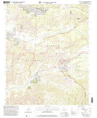 Apache Canyon California Historical topographic map, 1:24000 scale, 7.5 X 7.5 Minute, Year 1995