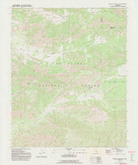 Apache Canyon California Historical topographic map, 1:24000 scale, 7.5 X 7.5 Minute, Year 1991