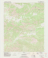 Apache Canyon California Historical topographic map, 1:24000 scale, 7.5 X 7.5 Minute, Year 1991