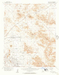 Apple Valley California Historical topographic map, 1:62500 scale, 15 X 15 Minute, Year 1957